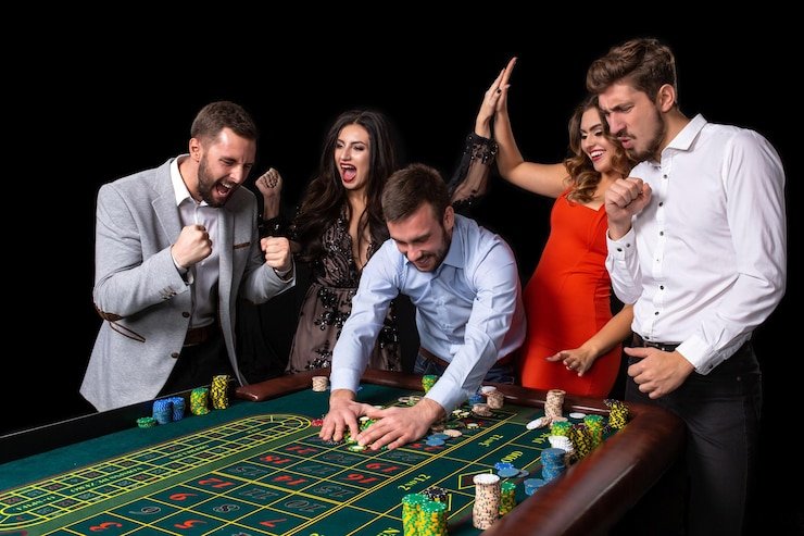 neko4d slot live-dealer studio with professional HD cameras, certified roulette wheel, and trained dealer