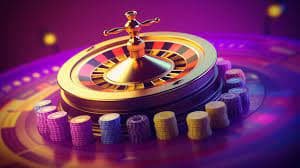 Live roulette dealer in professional studio